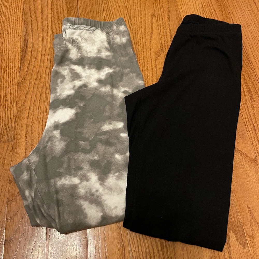 Old Navy gray and black legging bundle